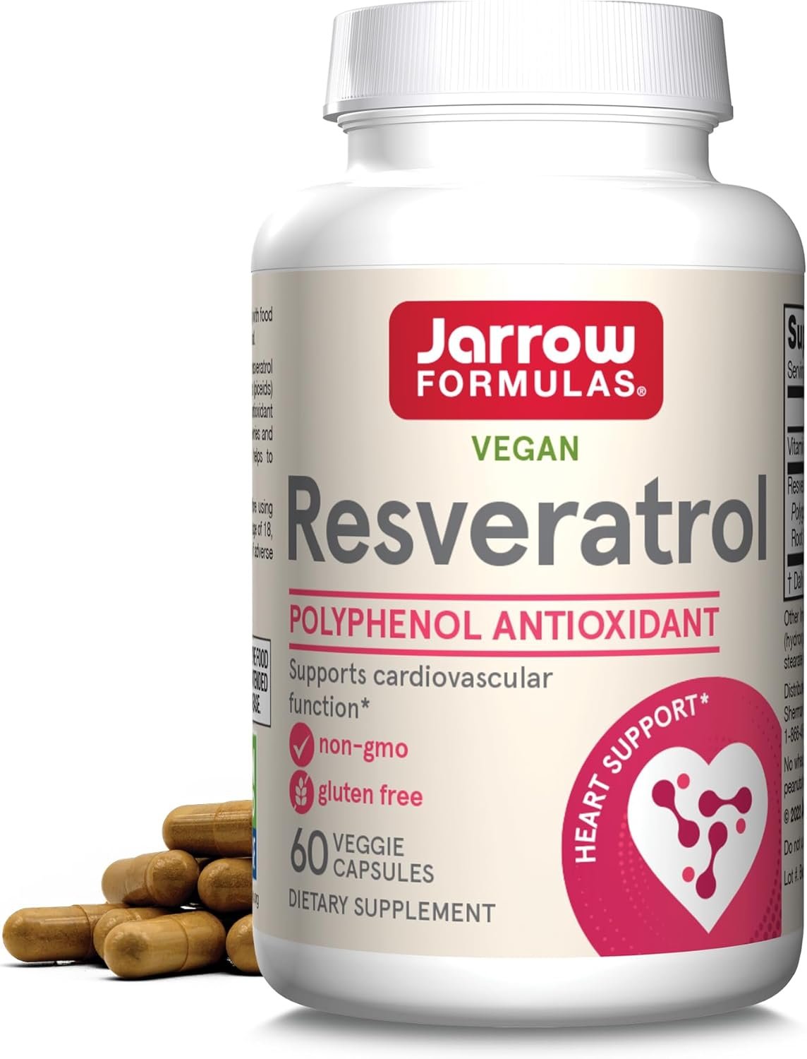 Jarrow Formulas Resveratrol - 100mg Trans-Resveratrol